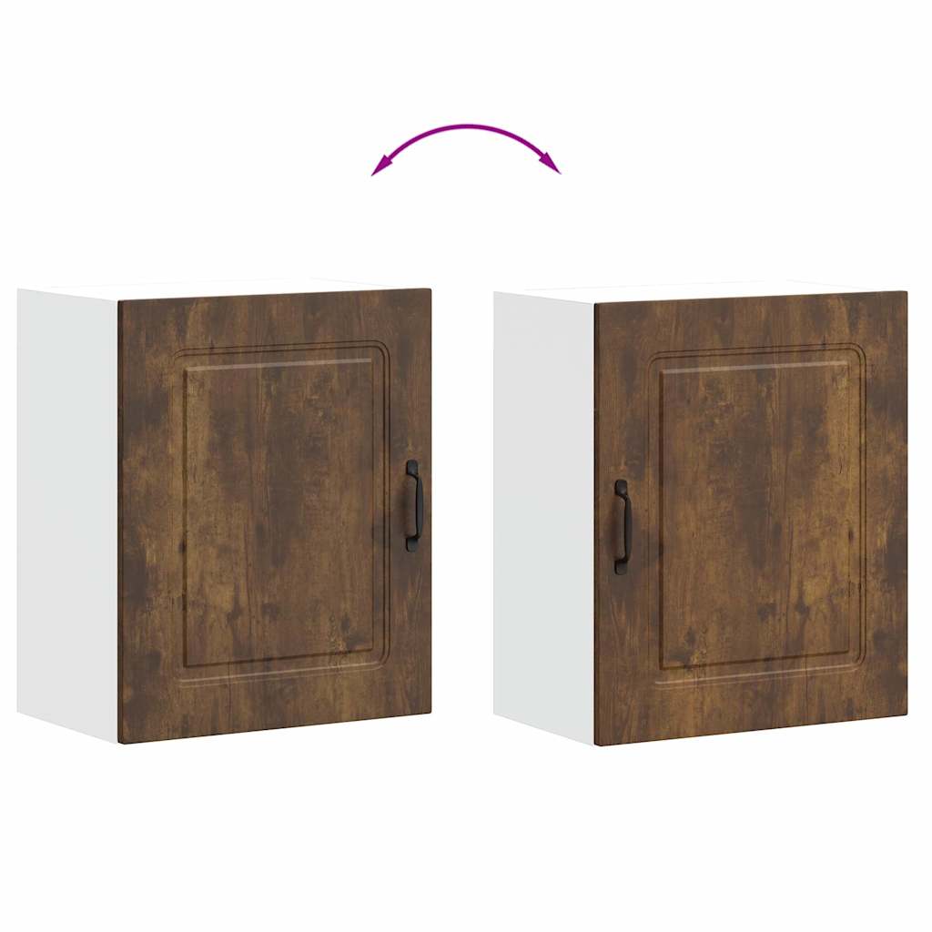 Pensile da cucina Kalmar in Legno Multistrato Rovere Fumo | homemem39