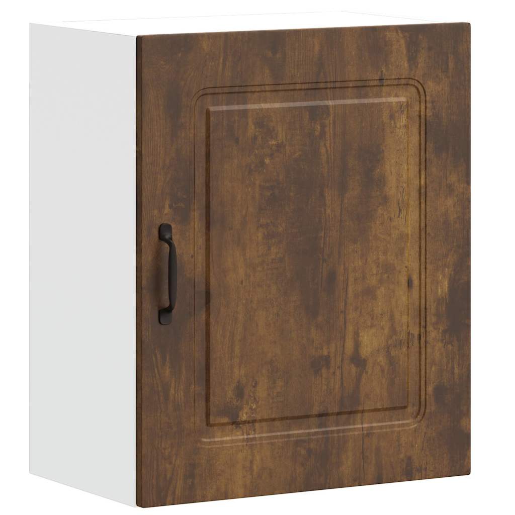 Pensili da cucina 2 pz Kalmar in Legno Multistrato Rovere Fumo | homemem39