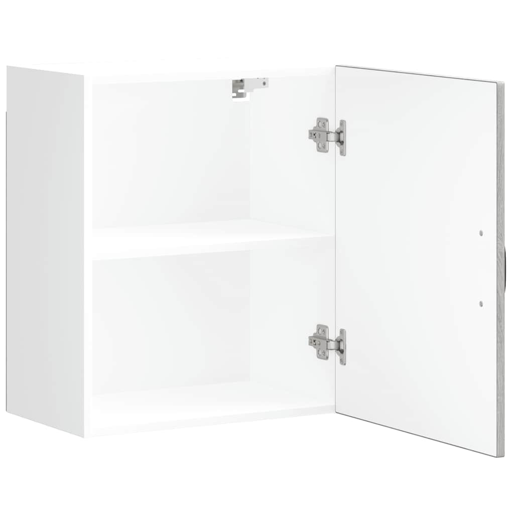 Pensili da cucina 2 pz Kalmar Grigio in Legno Multistrato Sonoma | homemem39