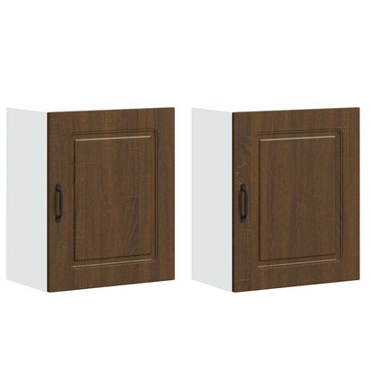 Pensili da cucina 2 pz Kalmar in Legno Multistrato color rovere Marrone | homemem39