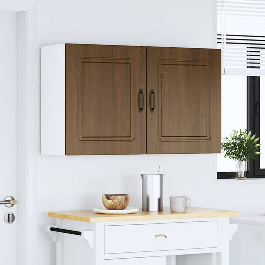 Pensili da cucina 2 pz Kalmar in Legno Multistrato color rovere Marrone | homemem39