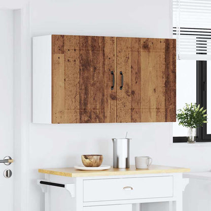 Pensili da cucina 2 pz Kalmar in Legno Multistrato Legno Antico | homemem39