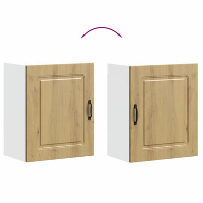 Pensile da cucina Kalmar in Legno Multistrato Rovere Artigianale | homemem39