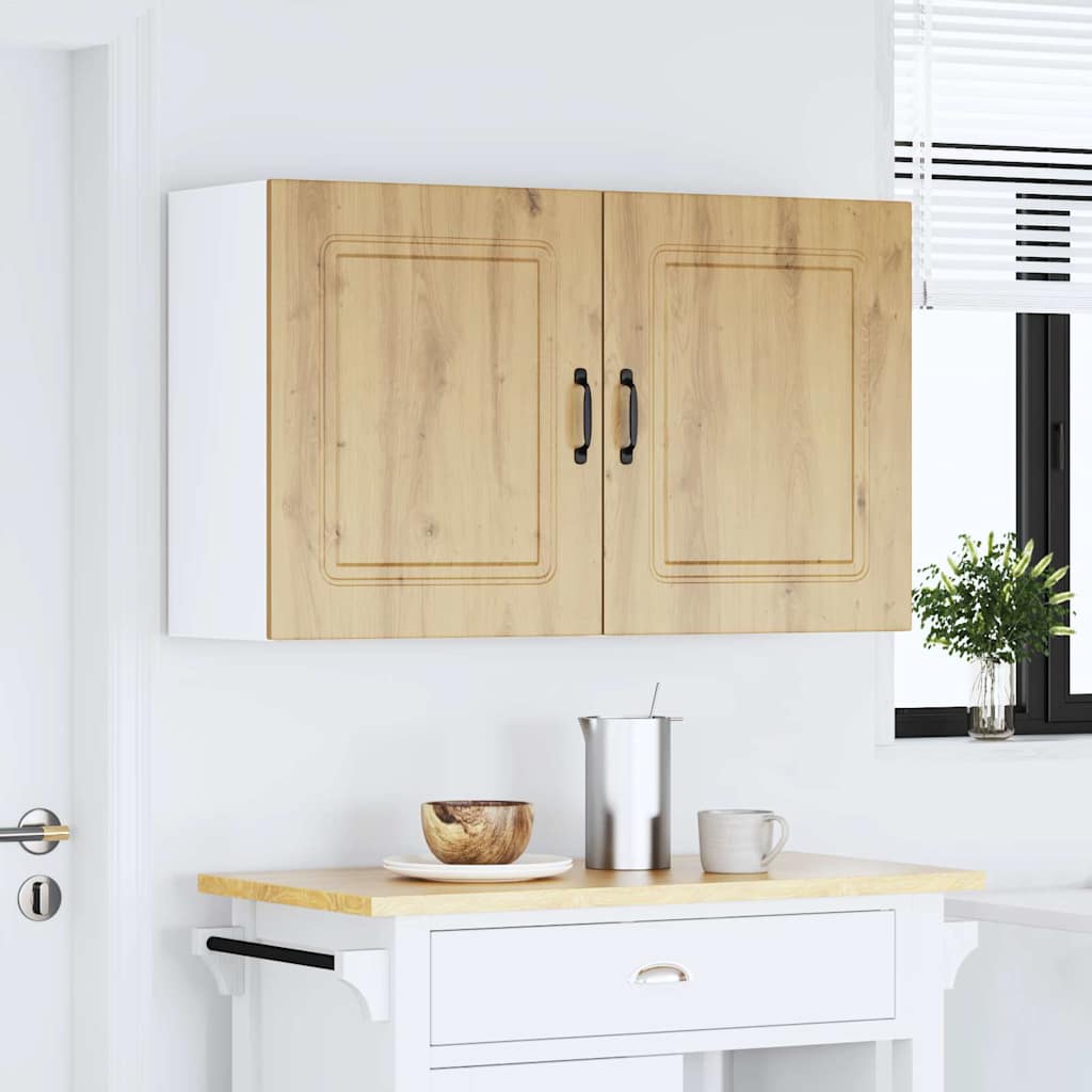 Pensili da cucina 2 pz Kalmar in Legno Multistrato Rovere Artigianale | homemem39