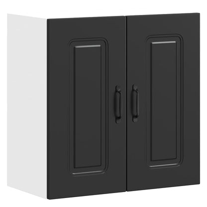 Pensile da Cucina Kalmar Nero in Legno Multistrato | homemem39