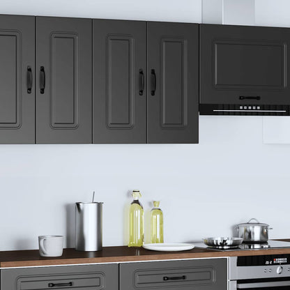 Pensile da Cucina Kalmar Nero in Legno Multistrato - homemem39