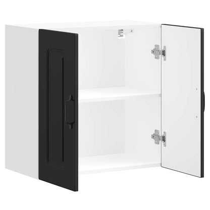 Pensile da Cucina Kalmar Nero in Legno Multistrato | homemem39