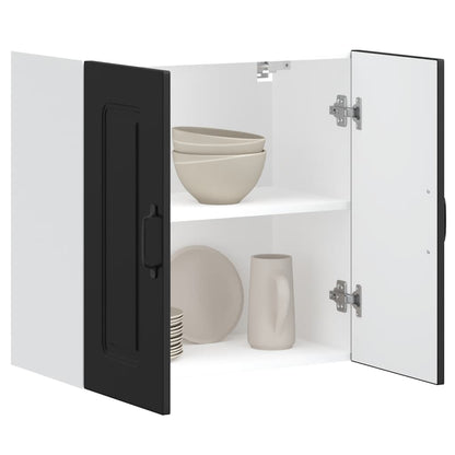 Pensile da Cucina Kalmar Nero in Legno Multistrato | homemem39