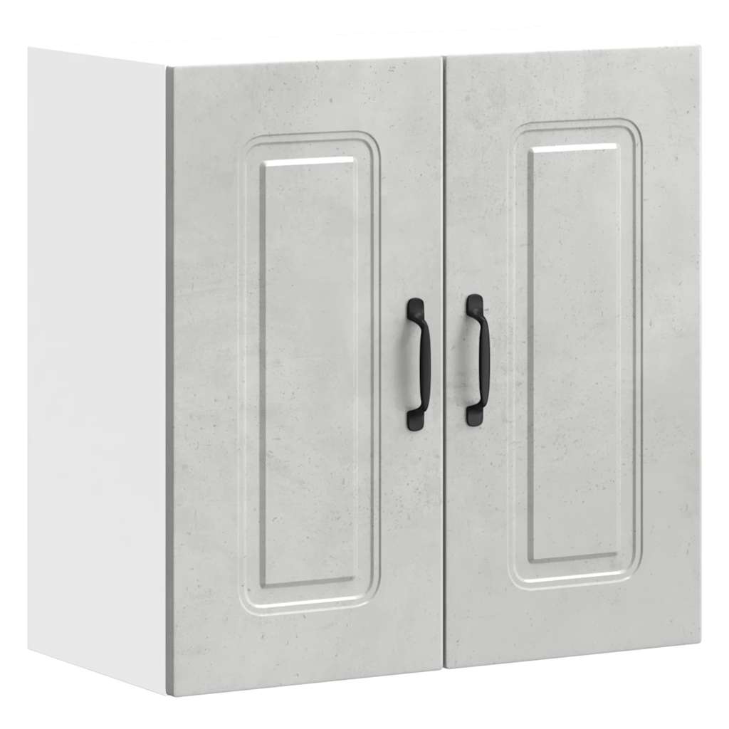 Pensile da Cucina Kalmar Grigio Cemento in Legno Multistrato - homemem39