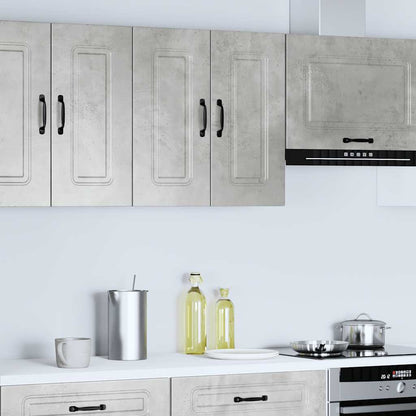 Pensile da Cucina Kalmar Grigio Cemento in Legno Multistrato - homemem39