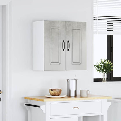 Pensile da Cucina Kalmar Grigio Cemento in Legno Multistrato | homemem39