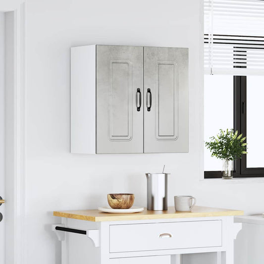 Pensile da Cucina Kalmar Grigio Cemento in Legno Multistrato - homemem39