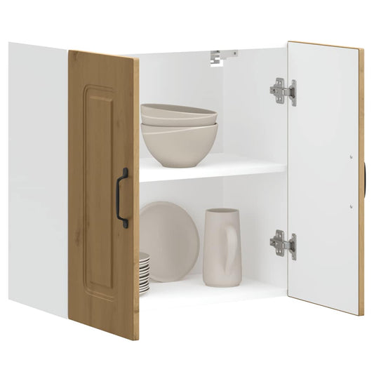 Pensile da Cucina Kalmar Rovere Artigianale Legno Multistrato - homemem39