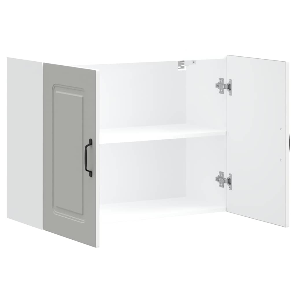 Pensile da Cucina Kalmar Bianco in Legno Multistrato - homemem39