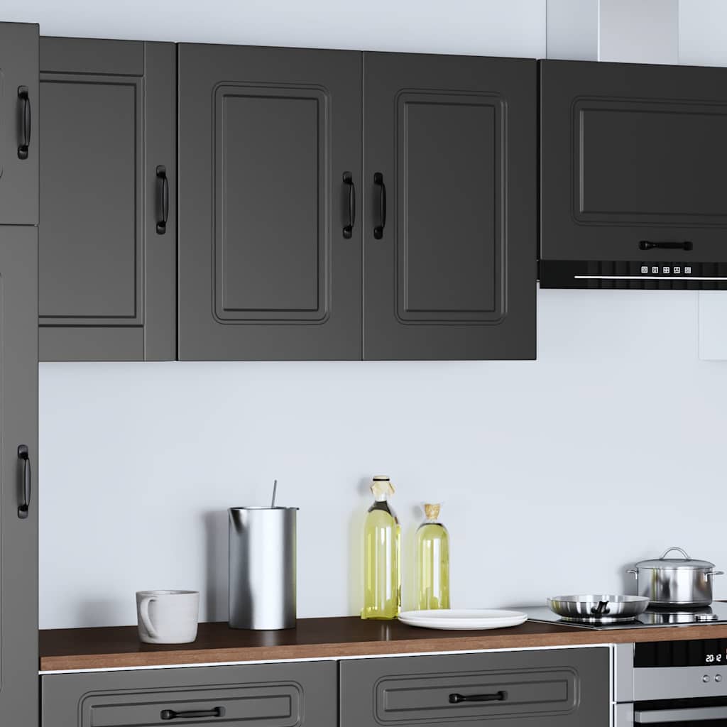 Pensile da Cucina Kalmar Nero in Legno Multistrato - homemem39
