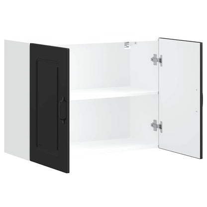 Pensile da Cucina Kalmar Nero in Legno Multistrato - homemem39