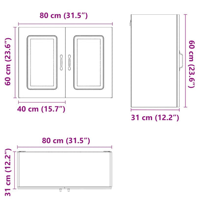 Base da Cucina Kalmar Bianco Lucido in Legno Multistrato - homemem39