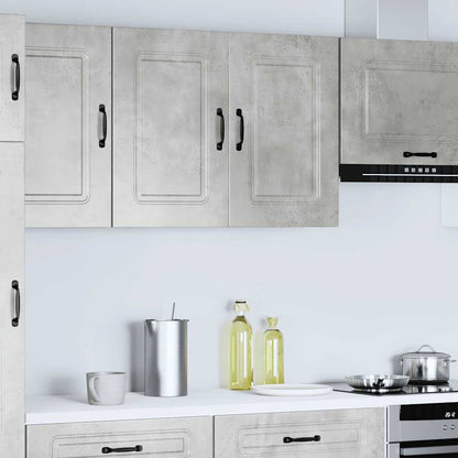Pensile da Cucina Kalmar Grigio Cemento in Legno Multistrato | homemem39