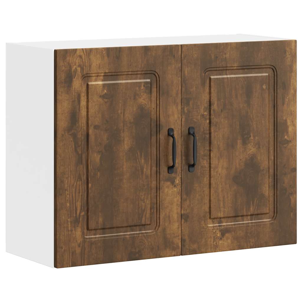 Pensile da Cucina Kalmar Rovere Fumo in Legno Multistrato