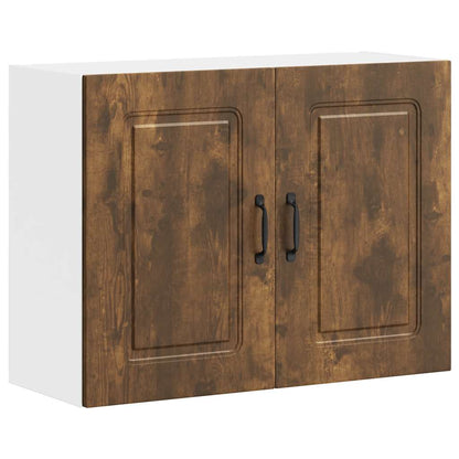 Pensile da Cucina Kalmar Rovere Fumo in Legno Multistrato