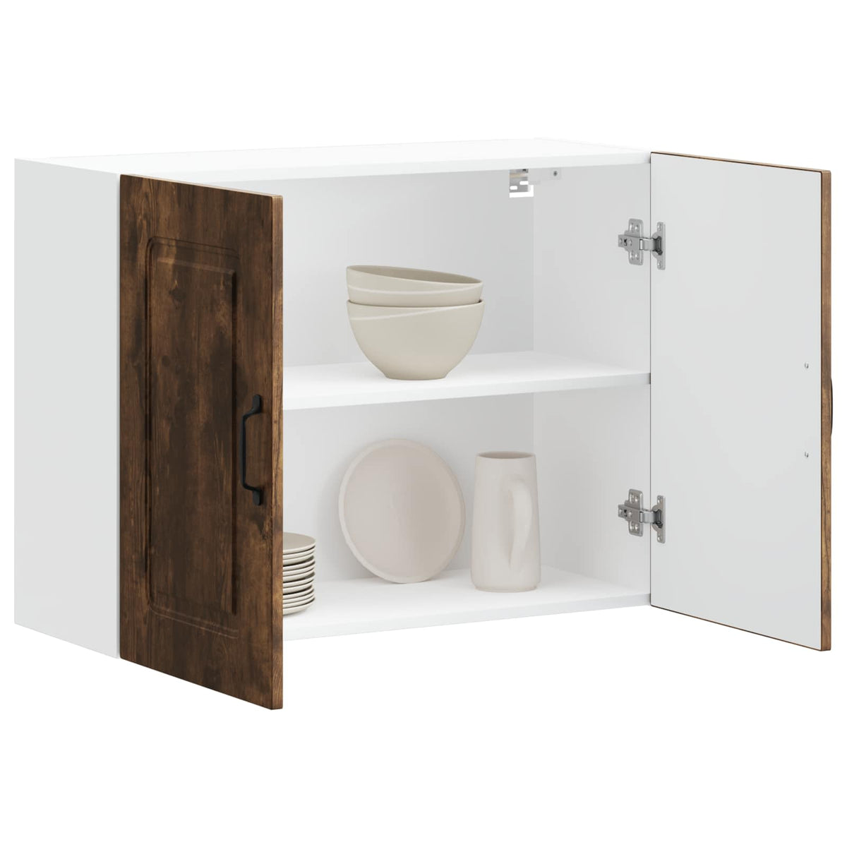 Pensile da Cucina Kalmar Rovere Fumo in Legno Multistrato