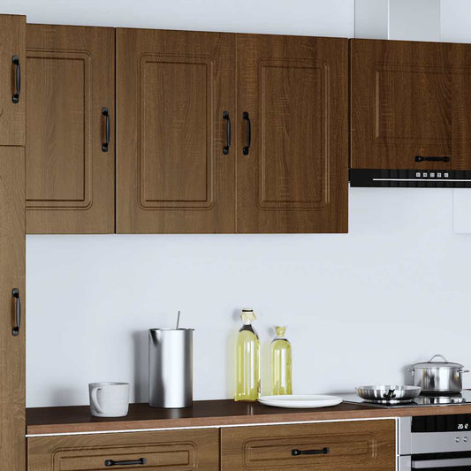 Pensile da Cucina Kalmar Rovere Marrone in Legno Multistrato