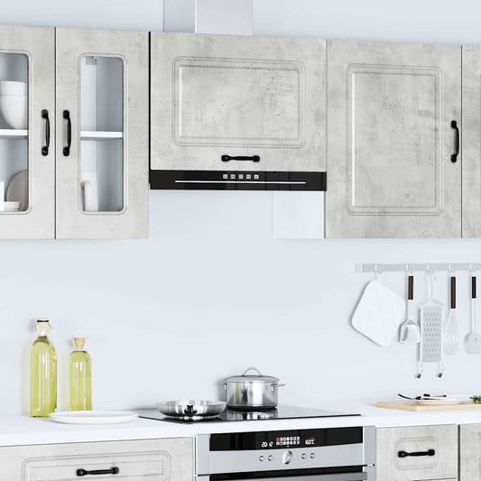 Pensile da Cucina Kalmar Grigio Cemento in Legno Multistrato