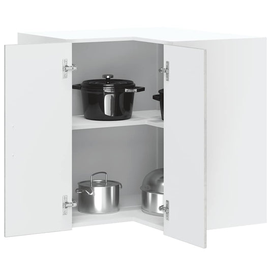 Pensile da Cucina ad Angolo Kalmar Grigio Cemento in Truciolato - homemem39