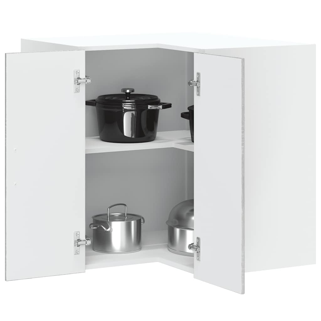Pensile da Cucina ad Angolo Kalmar Grigio Sonoma in Truciolato | homemem39