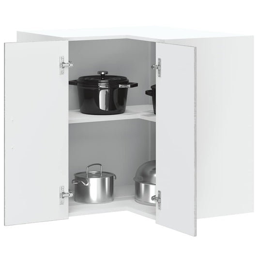 Pensile da Cucina ad Angolo Kalmar Grigio Sonoma in Truciolato | homemem39