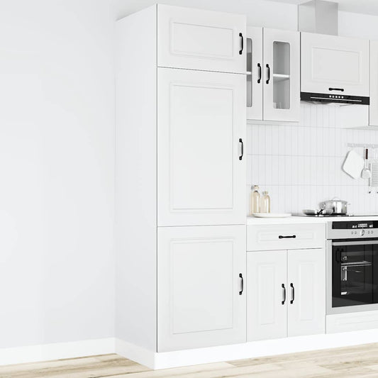 Armadio da Cucina Kalmar Bianco in Legno Multistrato - homemem39
