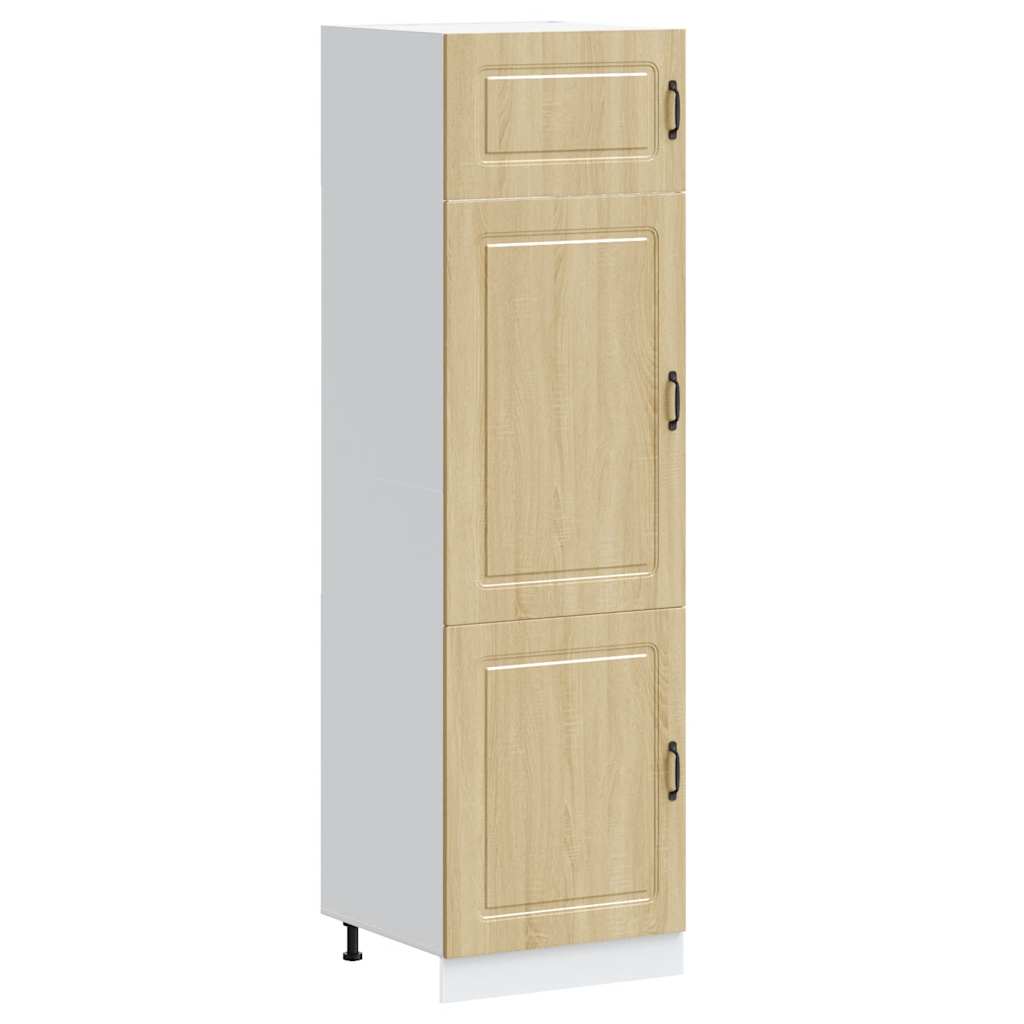Armadio da Cucina Kalmar Rovere Sonoma in Legno Multistrato - homemem39