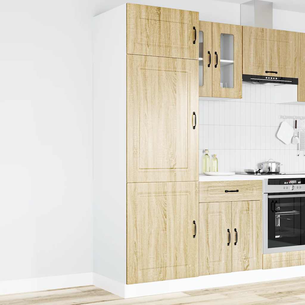 Armadio da Cucina Kalmar Rovere Sonoma in Legno Multistrato - homemem39