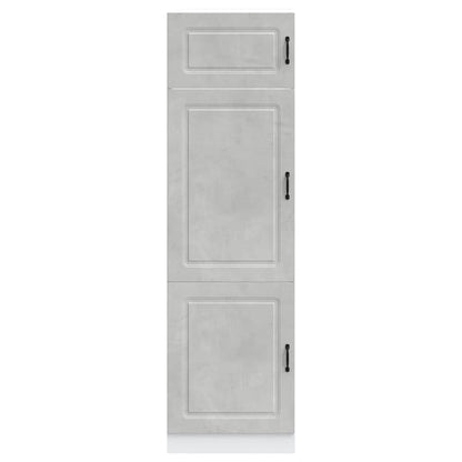 Armadio da Cucina Kalmar Grigio Cemento in Legno Multistrato | homemem39