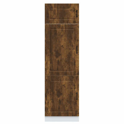 Armadio da Cucina Kalmar Rovere Fumo in Legno Multistrato - homemem39