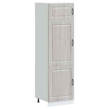 Armadio da Cucina Kalmar Grigio Sonoma in Legno Multistrato | homemem39