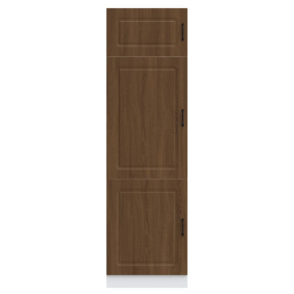 Armadio da Cucina Kalmar Rovere Marrone in Legno Multistrato - homemem39