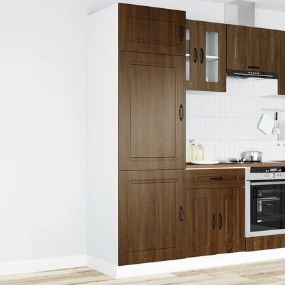 Armadio da Cucina Kalmar Rovere Marrone in Legno Multistrato | homemem39