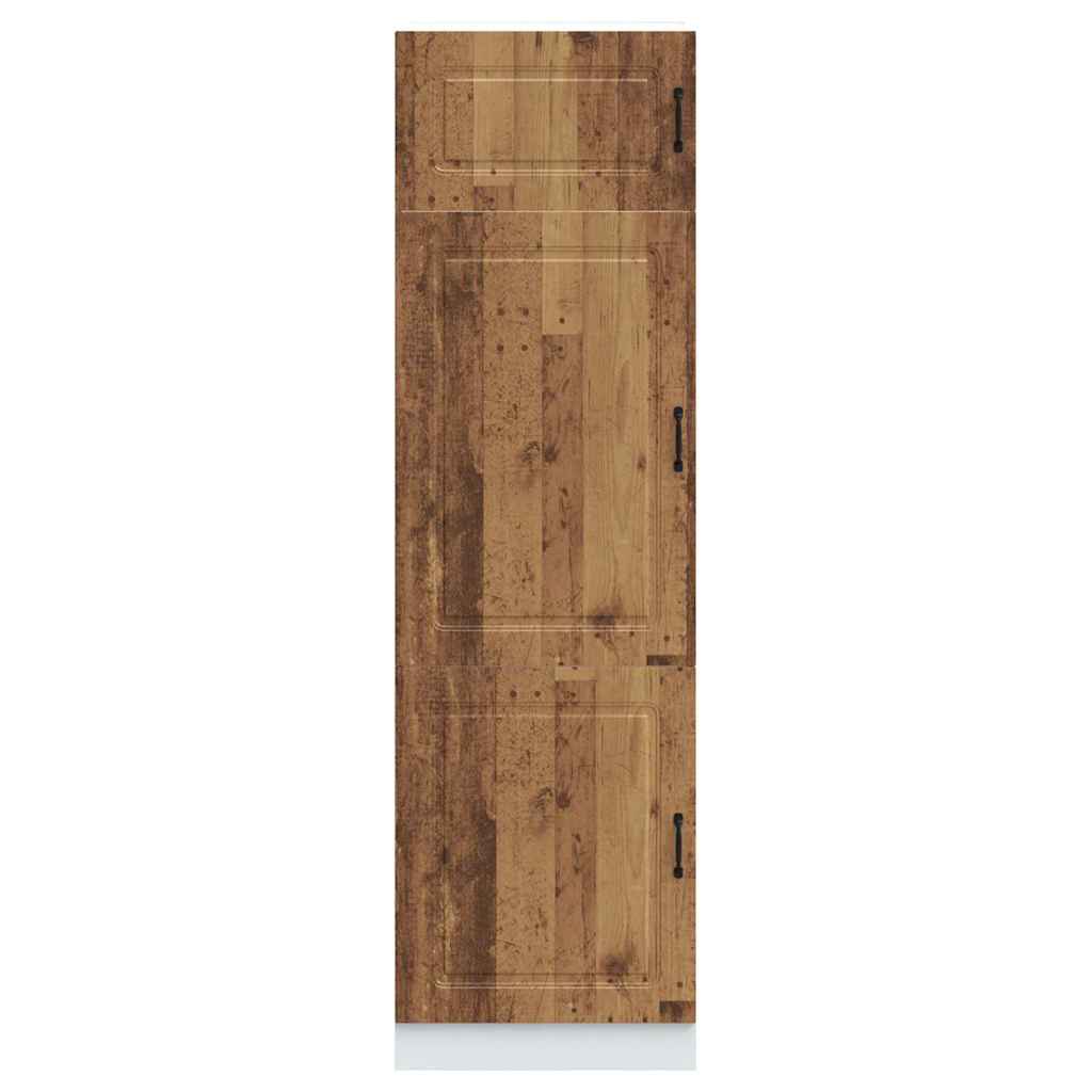Armadio da Cucina Kalmar Legno Vecchio in Legno Multistrato - homemem39