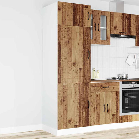 Armadio da Cucina Kalmar Legno Vecchio in Legno Multistrato - homemem39
