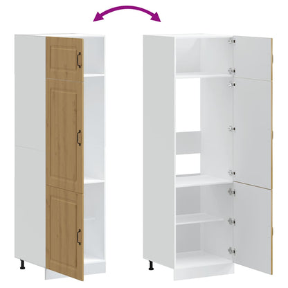 Armadio da Cucina Kalmar Rovere Artigianale Legno Multistrato | homemem39