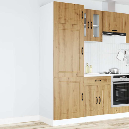 Armadio da Cucina Kalmar Rovere Artigianale Legno Multistrato - homemem39