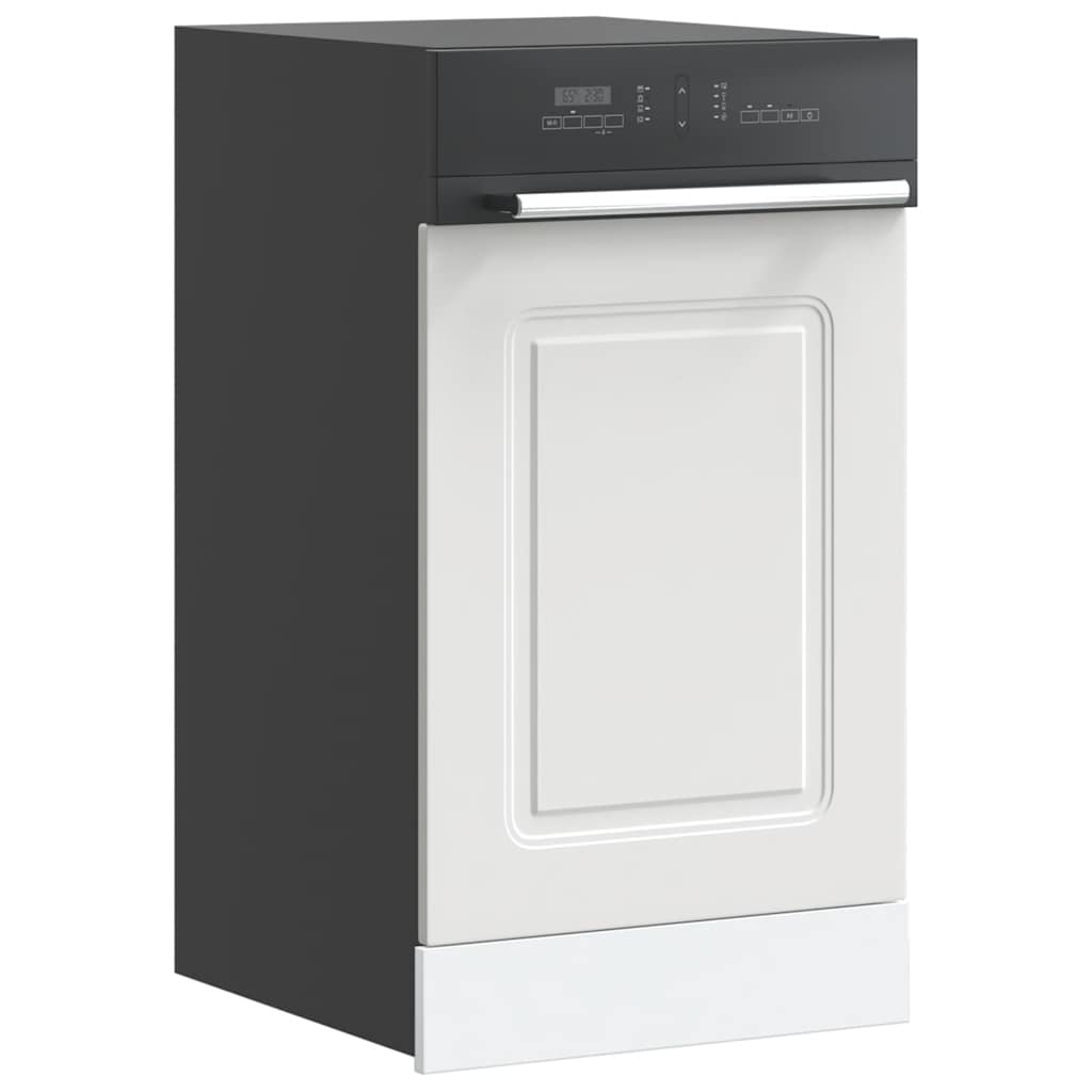 Pannello Lavastoviglie Kalmar Bianco 45x1,5x67 cm in Truciolato - homemem39