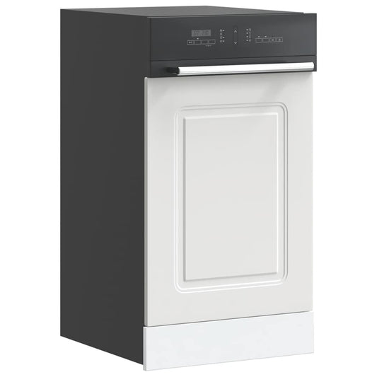 Pannello Lavastoviglie Kalmar Bianco 45x1,5x67 cm in Truciolato - homemem39