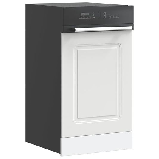 Pannello Lavastoviglie Kalmar Bianco 45x1,5x57 cm in Truciolato