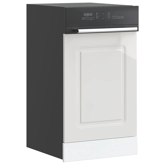 Pannello Lavastoviglie Kalmar Bianco Lucido 45x1,5x67 cm - homemem39