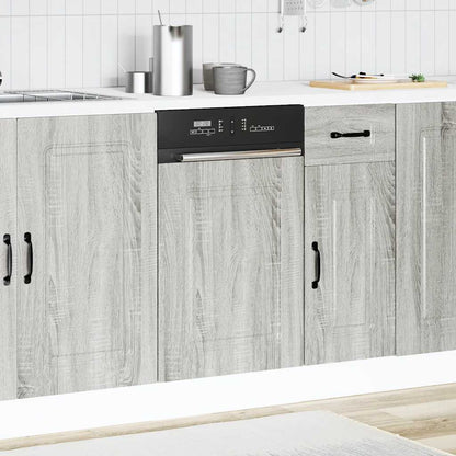 Pannello Lavastoviglie Kalmar Grigio Sonoma 45x1,5x67 cm - homemem39