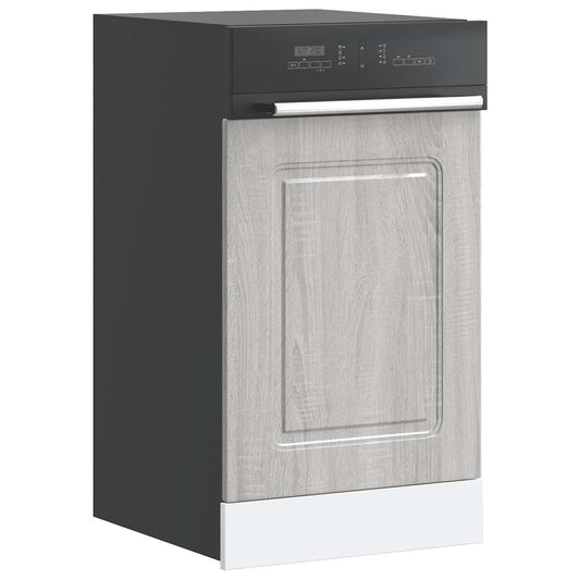 Pannello Lavastoviglie Kalmar Grigio Sonoma 45x1,5x57 cm | homemem39