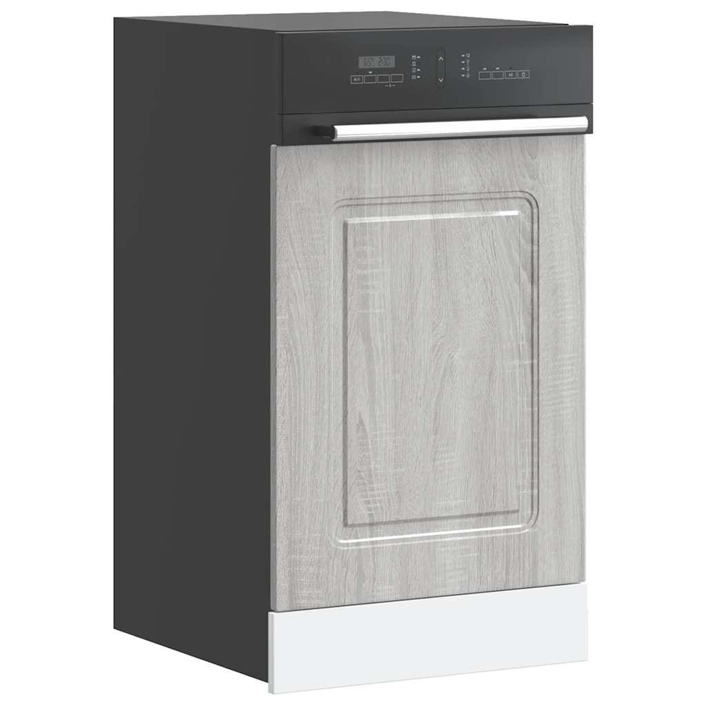 Pannello Lavastoviglie Kalmar Grigio Sonoma 45x1,5x67 cm - homemem39