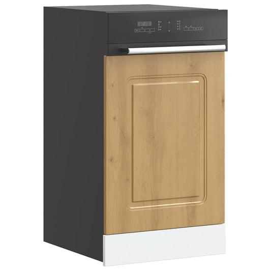 Pannello Lavastoviglie Kalmar Rovere Artigianale 45x1,5x67 cm - homemem39